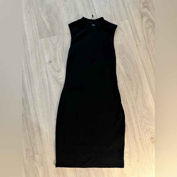 Sleek Black Sheath Mini Dress | Size Small - Picture 3 of 6